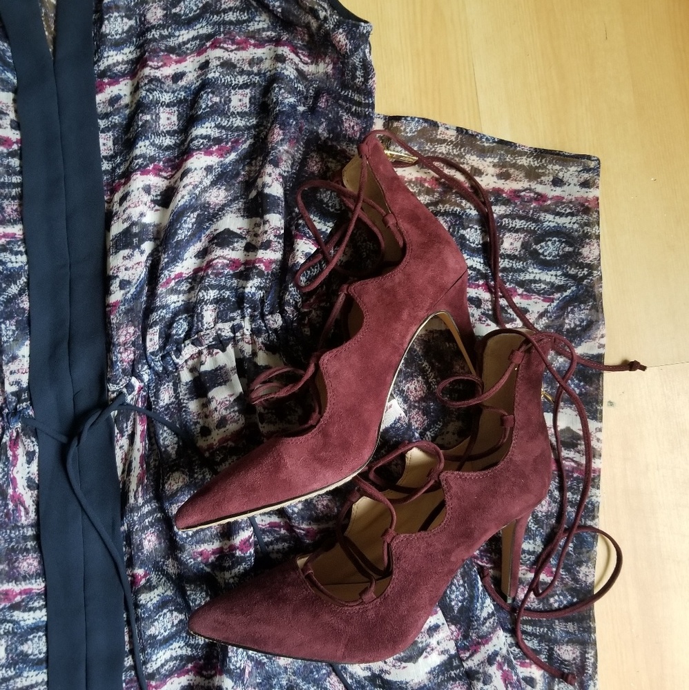 Vince Camuto Lace up Heels